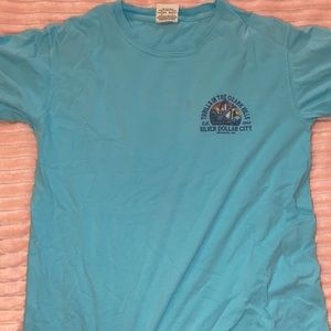 Blue silver dollar city T-shirt Size : S